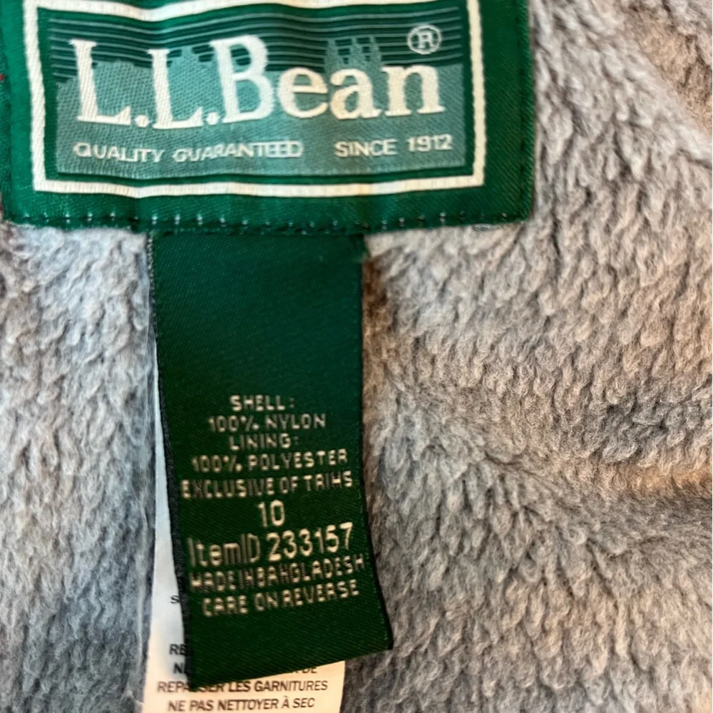L.L. Bean Kids Orange Hooded Raincoat